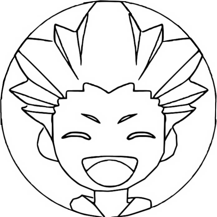Coloring page Phil - Icon