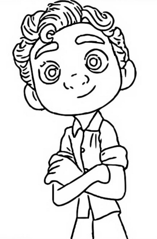 Coloring page Luca