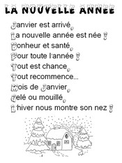 Feuille de coloriage - La nouvelle année - Comptines Bonne Année