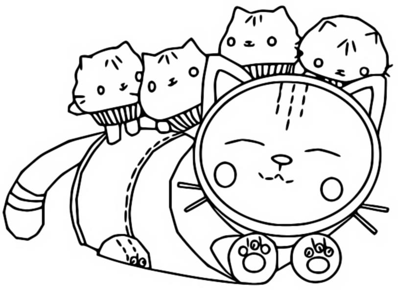 Coloring page S04E01 - Cakey's Cupcake Cousins