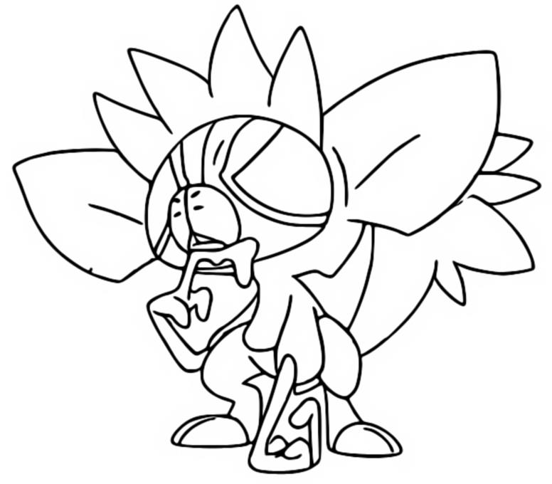 Coloring Page Pokemon Scarlet And Violet Grafaiai 18