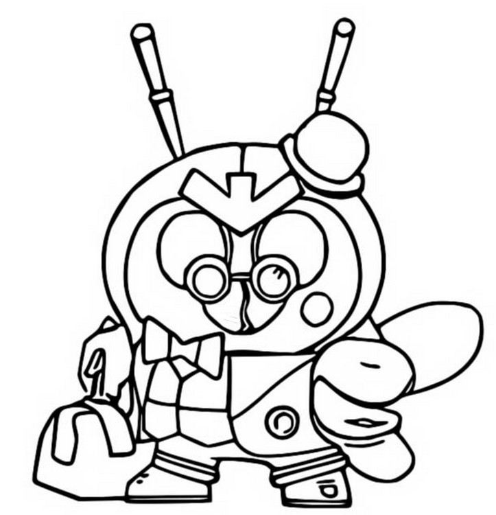 Coloring page Mr.Fly
