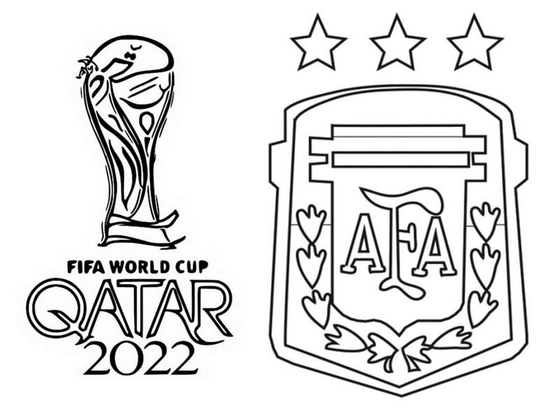 Coloring page FIFA World Cup 2022