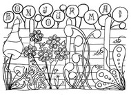 Coloriage - Bonjour Mai - Mai