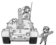 Coloring page Tank