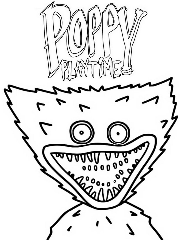 Como desenhar e pintar Huggy Wuggy Poppy Playtime 