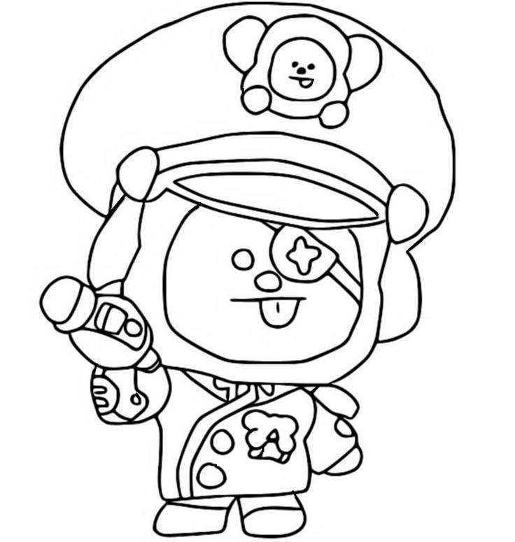 Coloring page BT 21 Ruffs Chimmy
