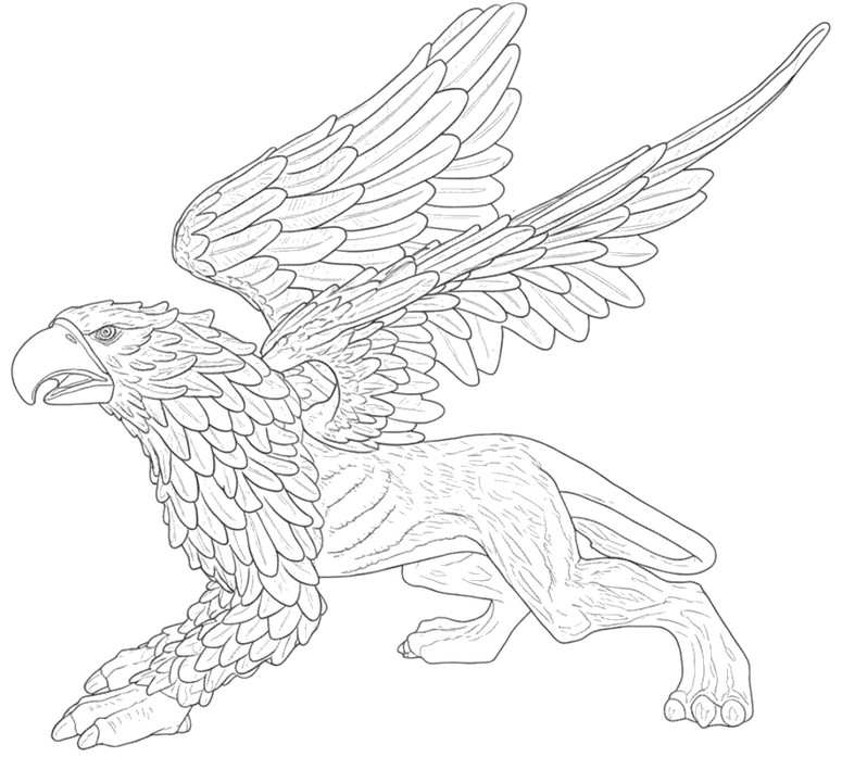 Ausmalbild zum Herunterladen - Das Schattensteinmonster - Eldrador Creatures