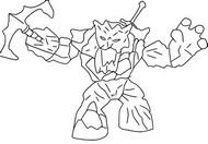 Coloring page Ice Giant