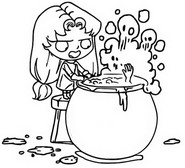 Coloriage à imprimer - Un talent monstre - Mortelle Adèle