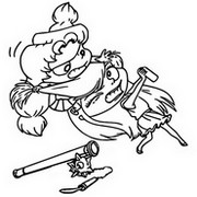 Coloriage gratuit - La rentrée des claques - Mortelle Adèle