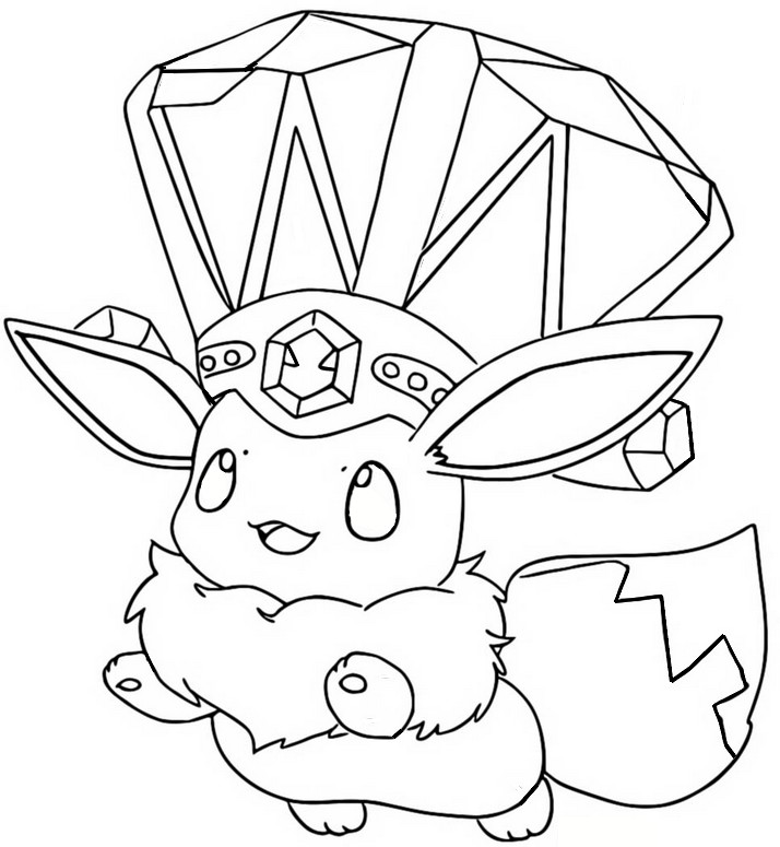 Desenho para colorir Pokémon Gengar : Shiny Mega Gengar 5