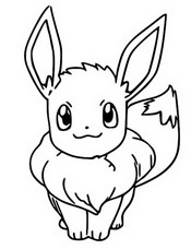Coloring Pages Pokémon Eevee