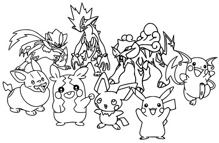 Desenhos de Pokemon Para colorir [2022] - Desenhos Para Desenhar