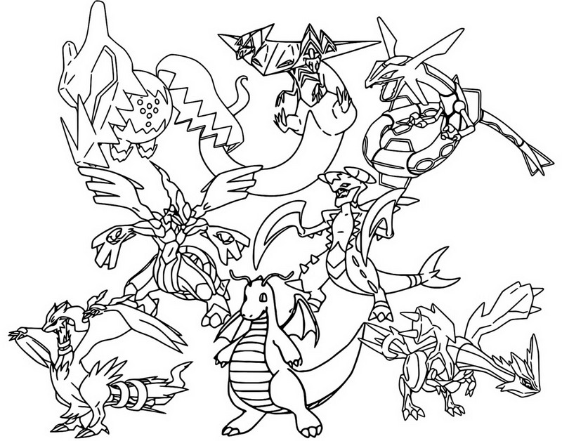 Desenho de Dragonite para colorir  Desenhos para colorir e imprimir gratis