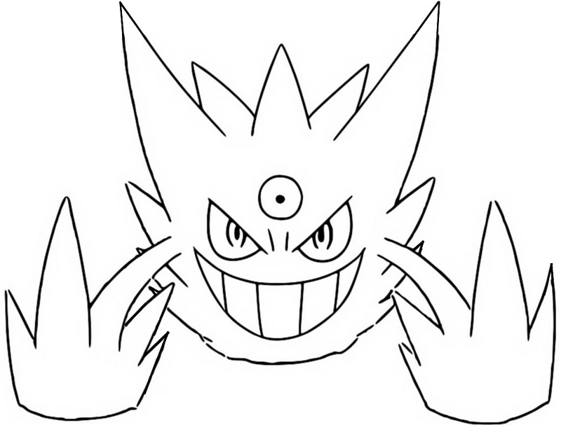 Mega Gengar - Shiny  Pokémon desenho, O pokemon, Pokemon mega evolução