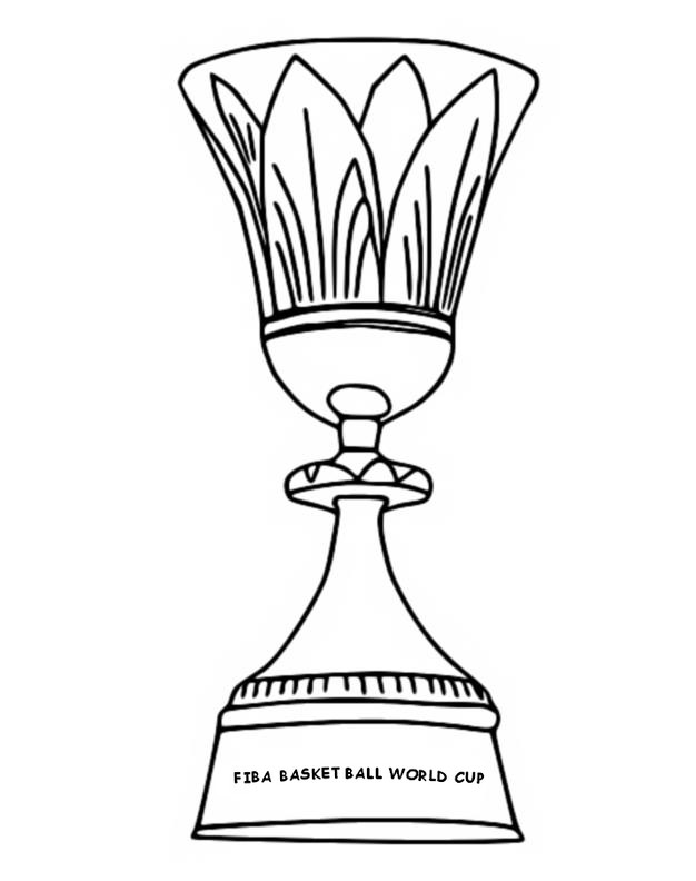 world cup trophy drawing