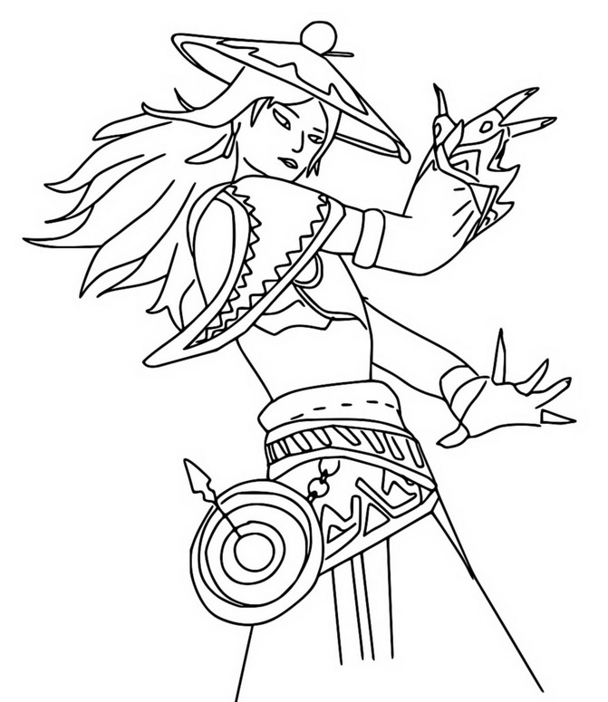 Coloring page Fortnite Chapter 4 Season 3 Wilds : Era 3