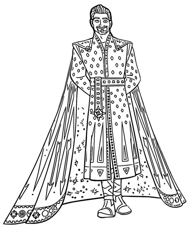 Coloring page King Magnifico