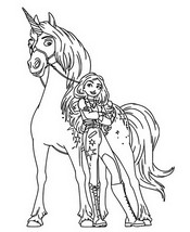 Dibujo gratuito - Sophia & Wildstar - Academia Unicornio