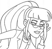 Coloring page Mrs. Dupain