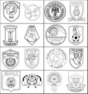 Disegno da stampare - 8 ° della finale - Calcio - Coppa delle nazioni africane 2023