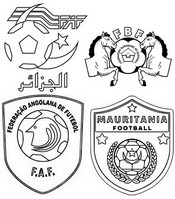Immagine da colorare - Gruppo d - Calcio - Coppa delle nazioni africane 2023