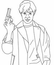 Kostenloses Ausmalbild - City Hunter - Netflix 2024