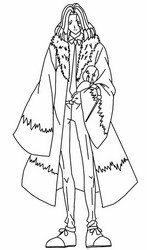 Lámina para colorear - Abel Walker - Mashle