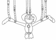 Imagen para colorear - DogDay - Colgado - Poppy Playtime Capítulo 3