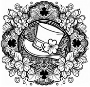 Dibujo gratuito - Mandala - Día de San Patricio