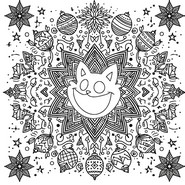 Dibujo gratuito - Feliz navidad - Catnap - Poppy Playtime