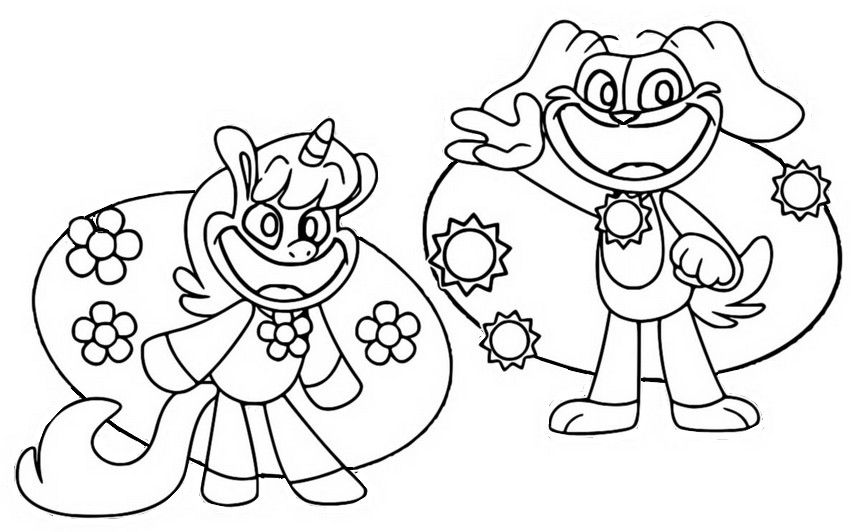 Coloring page CraftyCorn