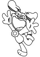 Dibujo para colorear - Feliz - Dogday - Poppy Playtime