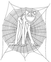 Lámina para colorear - Catnap - Forma hostil - Smiling Critters Mandalas