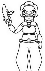 Dibujo gratuito - Shelly Dancer - Brawl Stars - Ranked