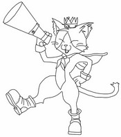 Drawing to color - Cait Sith - Final Fantasy 7