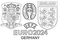 Coloring sheet - Final - UEFA EURO 2024