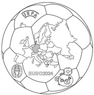 Imagini de colorat Harta Europei