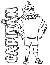 Image to color - Mascot - Copa América 2024