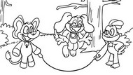 Dibujo gratuito - saltar la cuerda - Smiling Critters - Poppy Playtime