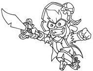 Dibujo gratuito - Capitan Hat Trick - Piratix