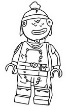 Downloadable coloring - Fishstick - Fortnite Lego