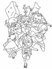 Imagen para colorear - GeGeGe no Kitaro - manga 2024