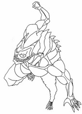 Lámina para colorear - Kaiju no 8 - manga 2024