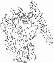Dibujo gratuito - Power – Robot - Superthings - Turbo Warriors
