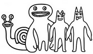 Dibujo para colorear - Banban y sus amigos - Garten of Banban 2