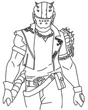 Downloadable coloring - Rust - Fortnite - Wrecked