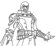 Coloring page - Wastelander Magneto - Fortnite - Wrecked
