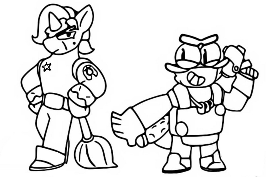Coloring page Clancy & Berry